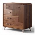Wooden storage chest with four drawers and modern design 80 x 40 x 80cm